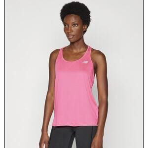 New Balance Pink Seamless Racerback Athletic Tank Top Size Large